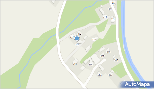 Haczów, Haczów, 372, mapa Haczów