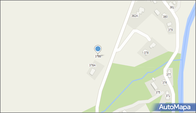 Haczów, Haczów, 378b, mapa Haczów