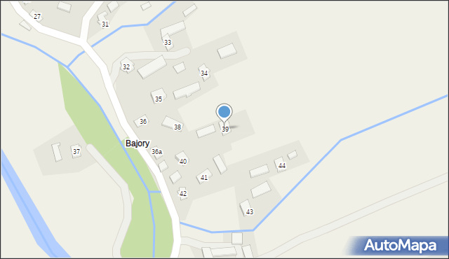 Haczów, Haczów, 39, mapa Haczów