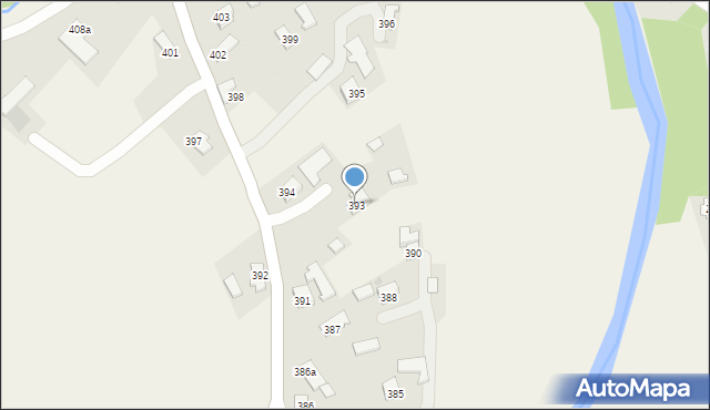 Haczów, Haczów, 393, mapa Haczów