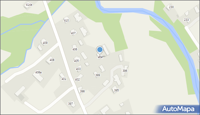 Haczów, Haczów, 404, mapa Haczów