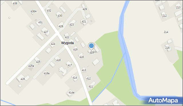 Haczów, Haczów, 415, mapa Haczów