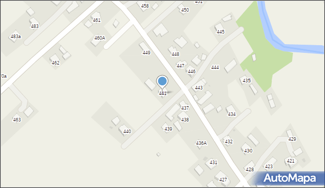 Haczów, Haczów, 441, mapa Haczów