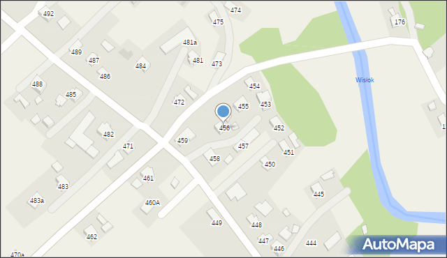 Haczów, Haczów, 456, mapa Haczów
