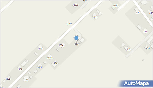 Haczów, Haczów, 463, mapa Haczów