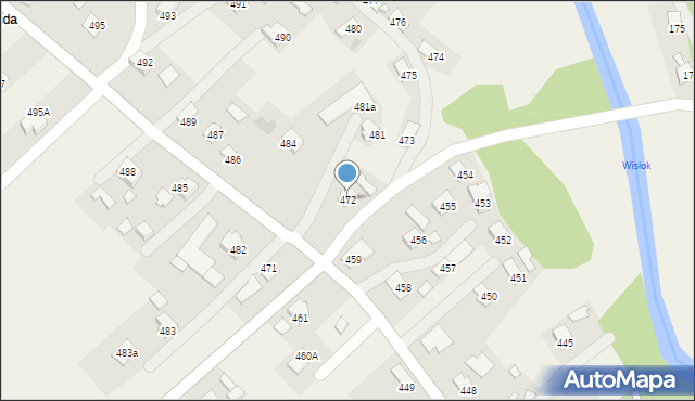 Haczów, Haczów, 472, mapa Haczów