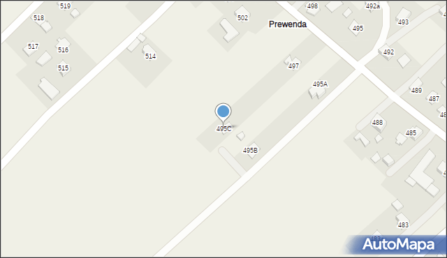 Haczów, Haczów, 495C, mapa Haczów