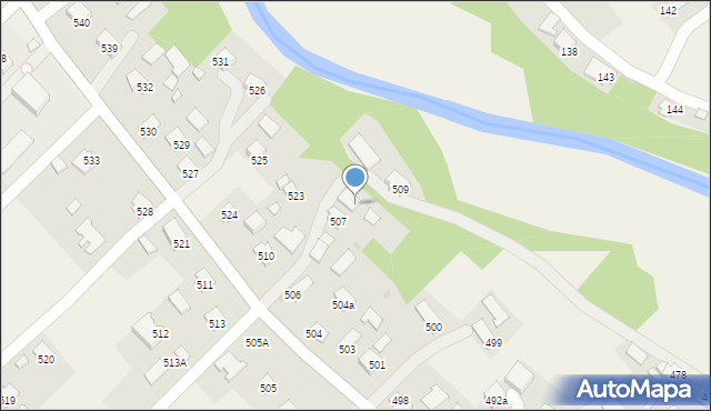 Haczów, Haczów, 508, mapa Haczów