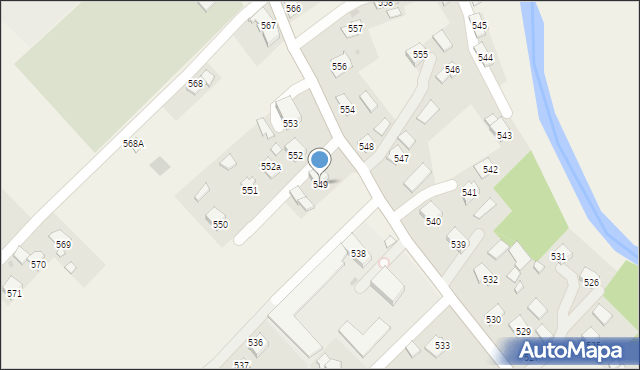 Haczów, Haczów, 549, mapa Haczów