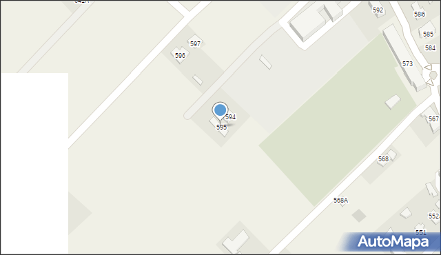 Haczów, Haczów, 595, mapa Haczów