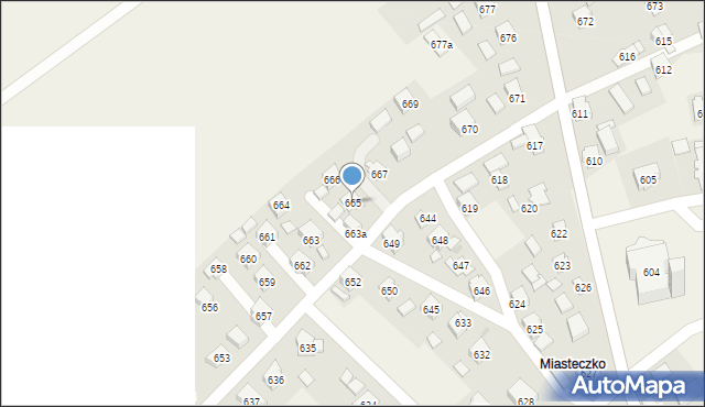 Haczów, Haczów, 665, mapa Haczów