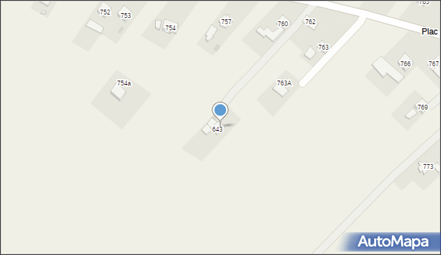 Haczów, Haczów, 761, mapa Haczów