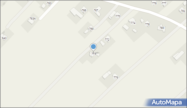 Haczów, Haczów, 773, mapa Haczów