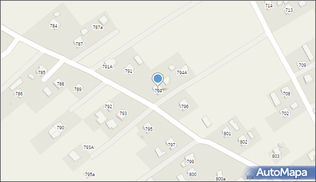 Haczów, Haczów, 794, mapa Haczów