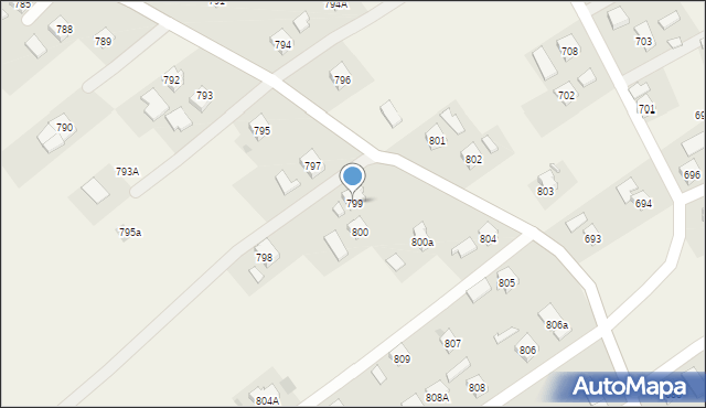 Haczów, Haczów, 799, mapa Haczów