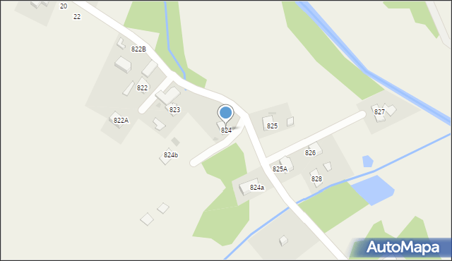 Haczów, Haczów, 824, mapa Haczów