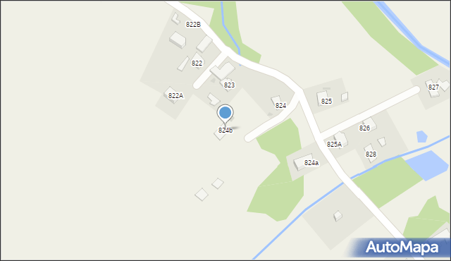 Haczów, Haczów, 824b, mapa Haczów