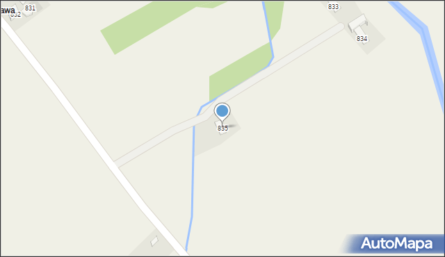 Haczów, Haczów, 835, mapa Haczów