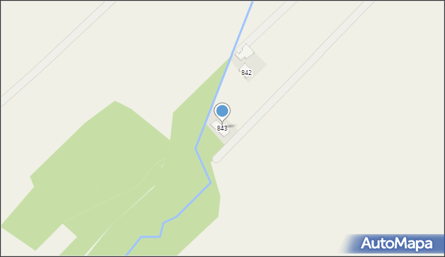 Haczów, Haczów, 843, mapa Haczów