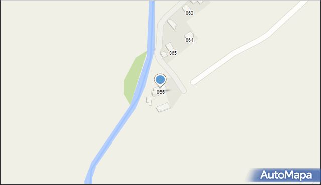 Haczów, Haczów, 866, mapa Haczów