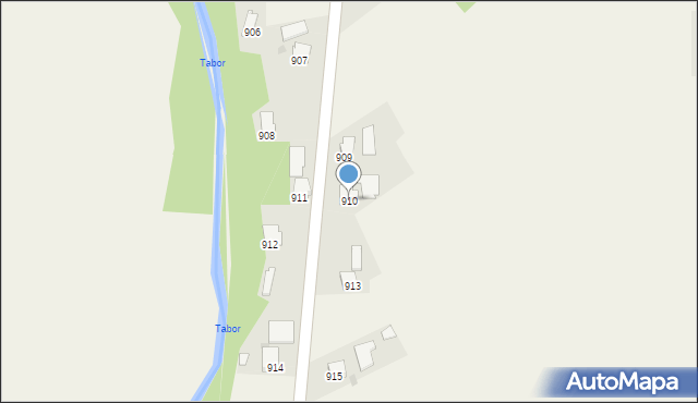 Haczów, Haczów, 910, mapa Haczów