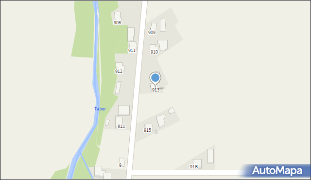 Haczów, Haczów, 913, mapa Haczów