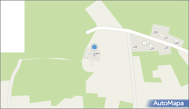 Hadle Kańczuckie, Hadle Kańczuckie, 127, mapa Hadle Kańczuckie