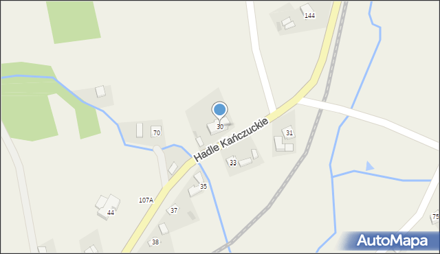Hadle Kańczuckie, Hadle Kańczuckie, 30, mapa Hadle Kańczuckie
