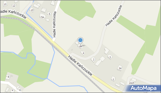 Hadle Kańczuckie, Hadle Kańczuckie, 4A, mapa Hadle Kańczuckie