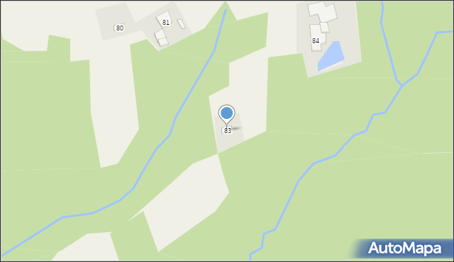 Hadle Kańczuckie, Hadle Kańczuckie, 83, mapa Hadle Kańczuckie