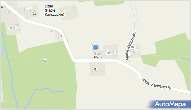 Hadle Kańczuckie, Hadle Kańczuckie, 93, mapa Hadle Kańczuckie