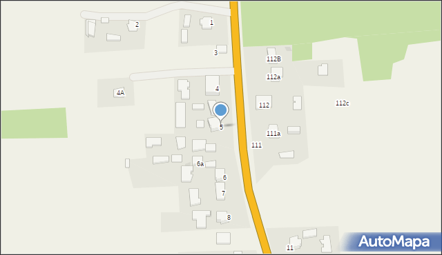 Hadykówka, Hadykówka, 5, mapa Hadykówka