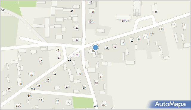 Hadynów, Hadynów, 16A, mapa Hadynów