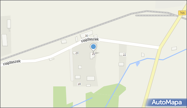 Hajdaszek, Hajdaszek, 21, mapa Hajdaszek