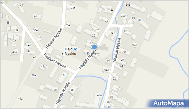 Hajduki Nyskie, Hajduki Nyskie, 29, mapa Hajduki Nyskie