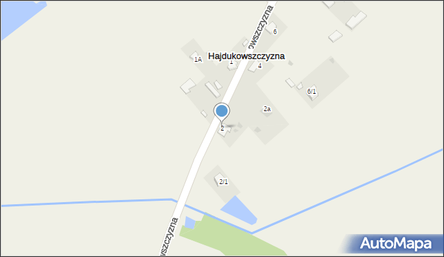 Hajdukowszczyzna, Hajdukowszczyzna, 2, mapa Hajdukowszczyzna