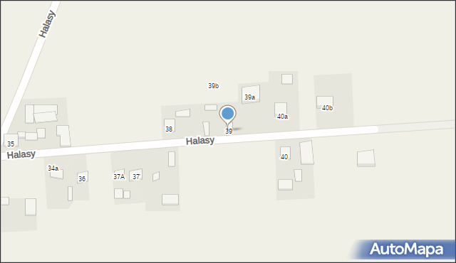Halasy, Halasy, 39, mapa Halasy