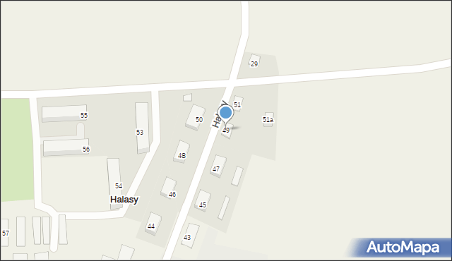 Halasy, Halasy, 49, mapa Halasy