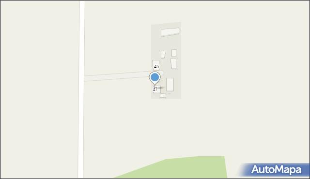 Hałe, Hałe, 47, mapa Hałe