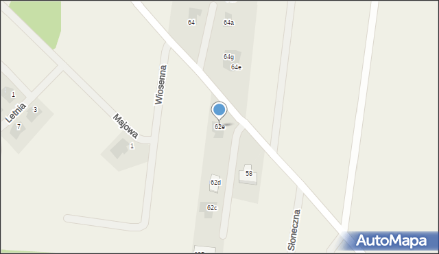 Halickie, Halickie, 62e, mapa Halickie