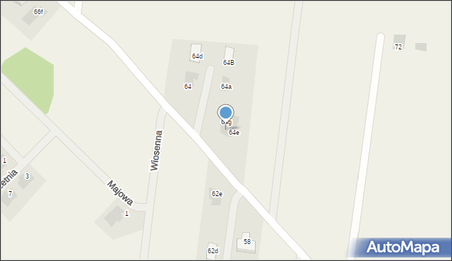 Halickie, Halickie, 64f, mapa Halickie