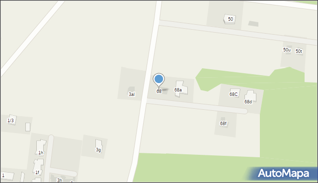 Halickie, Halickie, 68, mapa Halickie