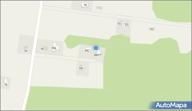 Halickie, Halickie, 68d, mapa Halickie
