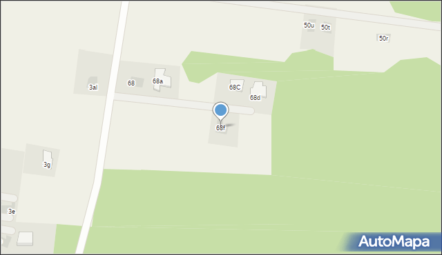 Halickie, Halickie, 68f, mapa Halickie