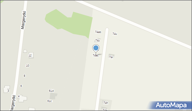 Halickie, Halickie, 74ac, mapa Halickie