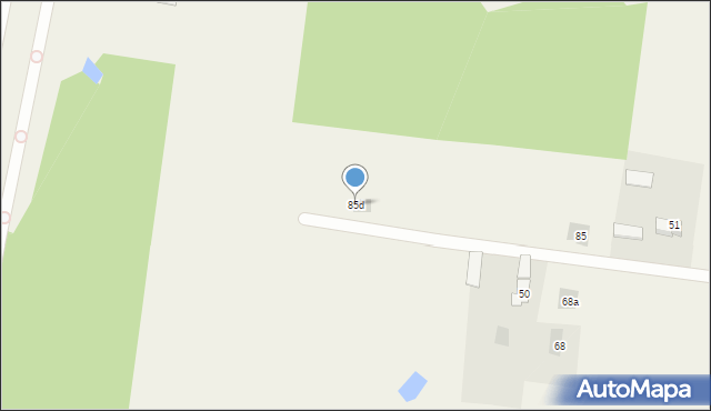 Halickie, Halickie, 85d, mapa Halickie