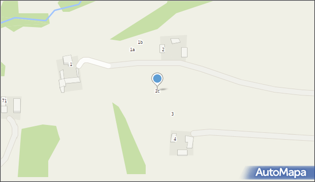 Halinówka, Halinówka, 1c, mapa Halinówka