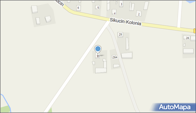 Hamentów, Hamentów, 30, mapa Hamentów