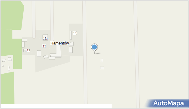 Hamentów, Hamentów, 9, mapa Hamentów