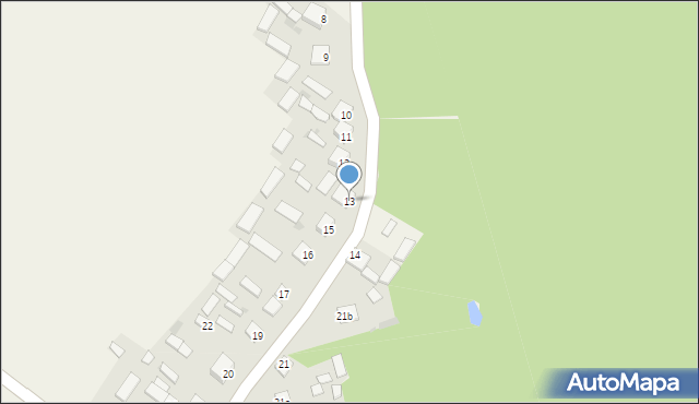 Hamernia, Hamernia, 13, mapa Hamernia